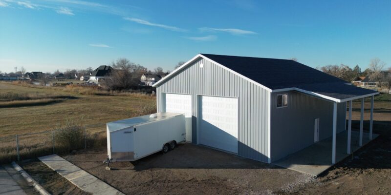 Scott and Alisa Larsen Pole Barn Building